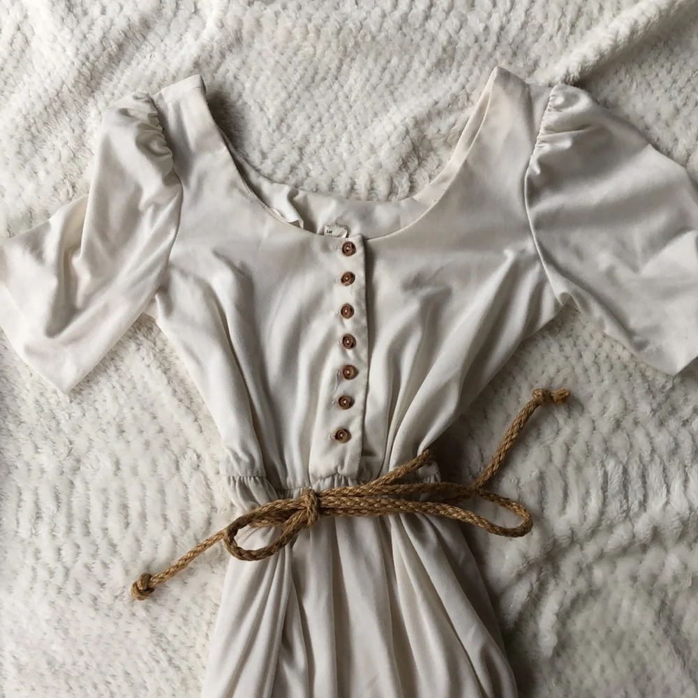 White Rope Dress - Picture 2 of 2